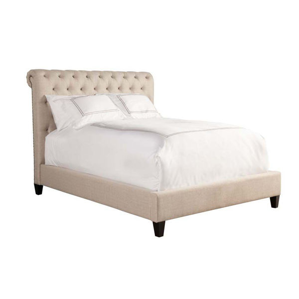 Cameron Upholstered Bed - Natural | American Home Furniture Store and ...