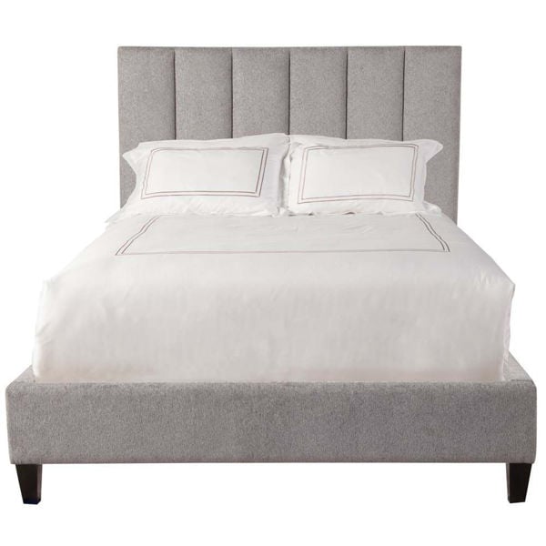 Avery Upholstered Bed - Gray | American Home Furniture Store and ...