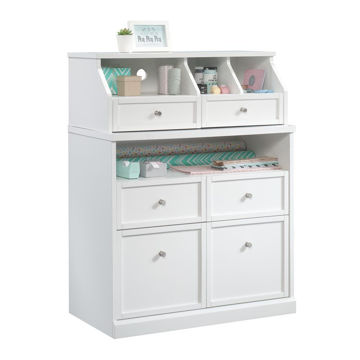 Crafting Storage Cabinet - Soft White