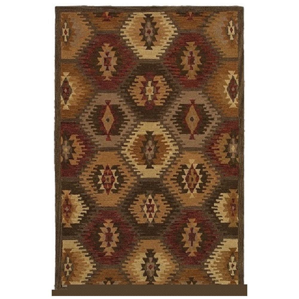 Southwest Diamonds Wool Area Rug | American Home Furniture Store and ...